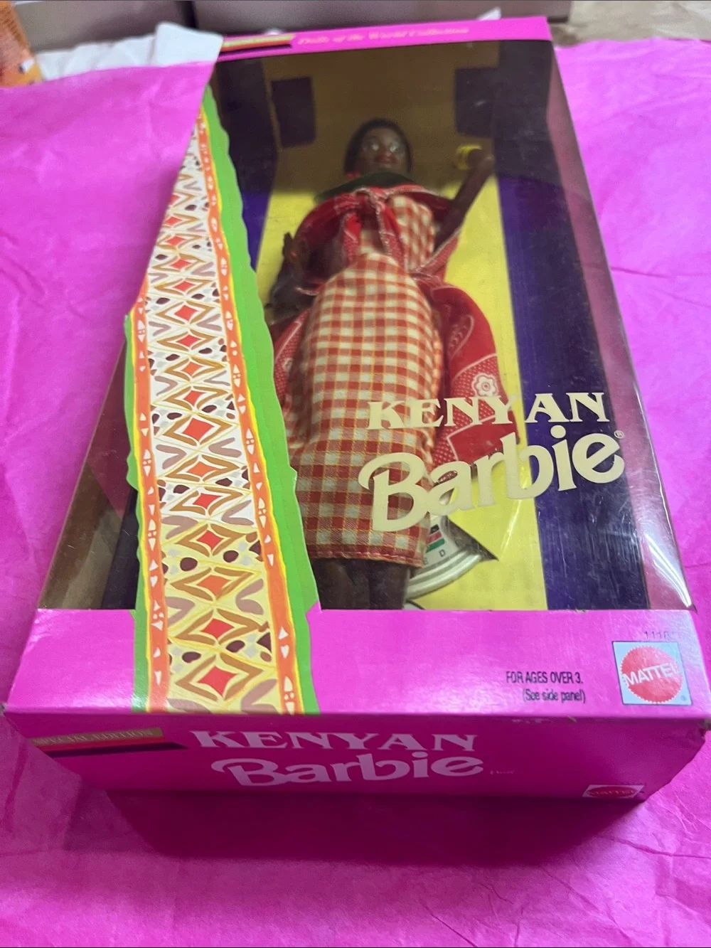 1993 Special Edition Kenyan Barbie Dolls of the World Collection NRFB